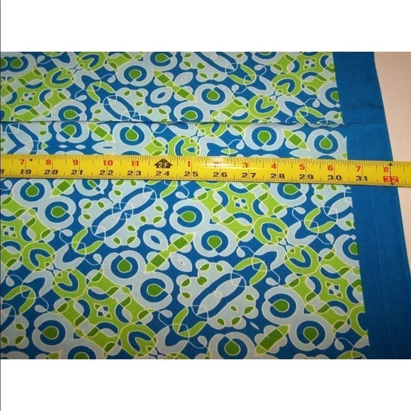 Just TAYLOR sz 6P dress blue/Grn/White sheath - Picture 8 of 9